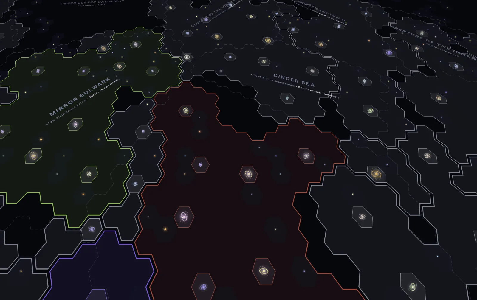 A structure rising on an owned star system in Old Light