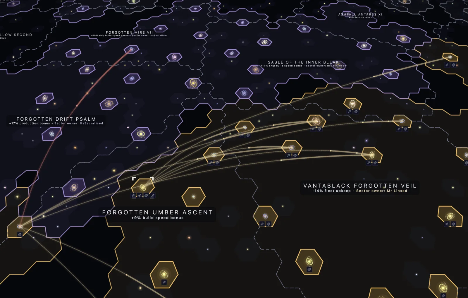 Fleets clashing over a contested system in Old Light